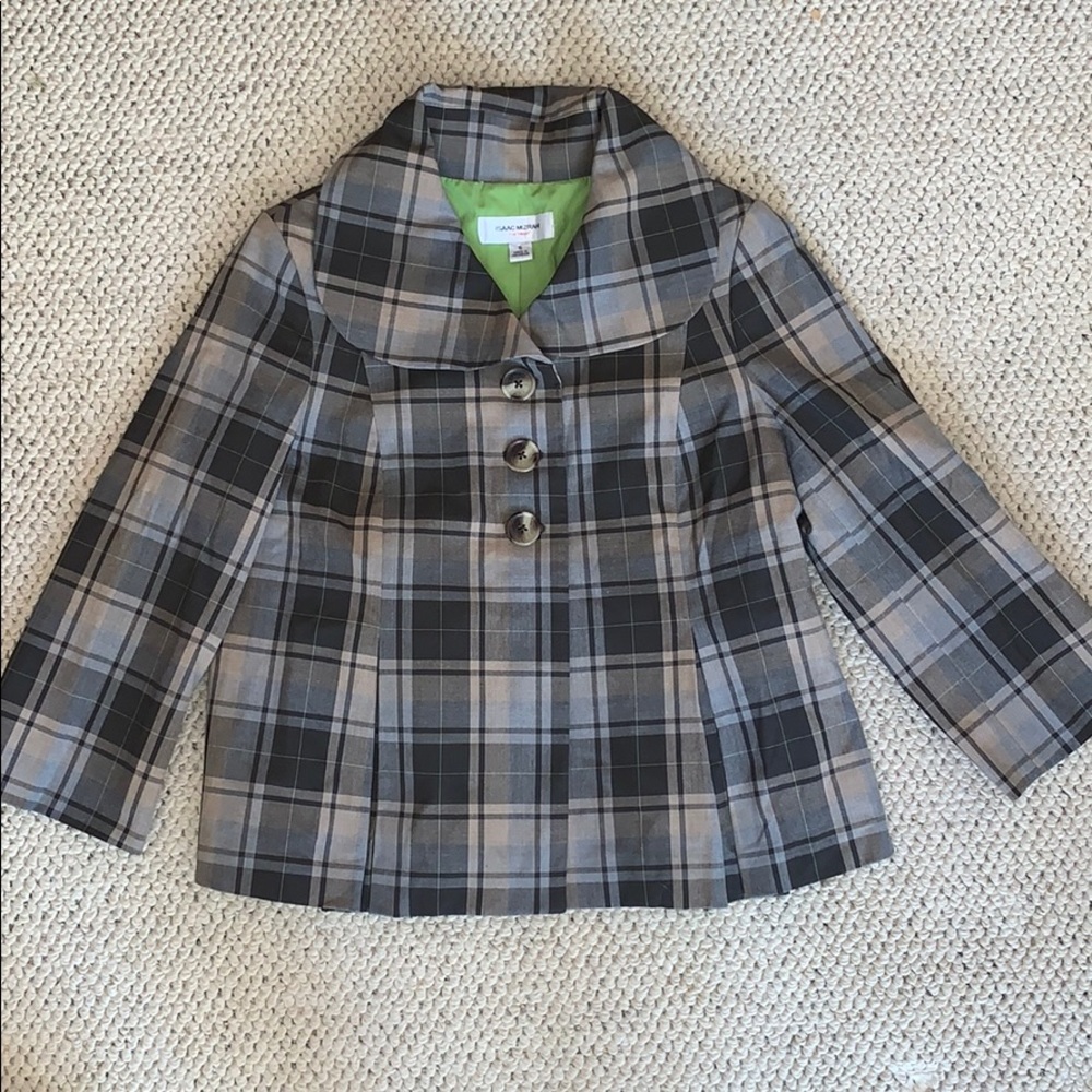 Girlie plaid jacket!